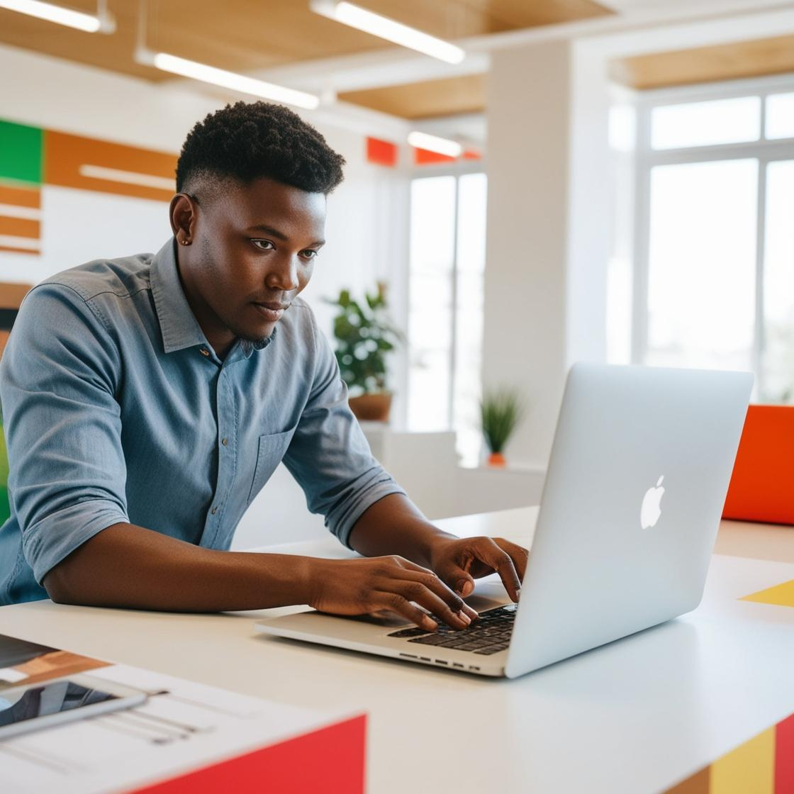 homepage designer at work